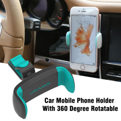 USAMS Car Mobile Phone Holder With 360 Degree Rotatable Air Vent Mount Car Holder, USM03